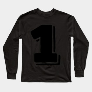 Number 1 one Long Sleeve T-Shirt